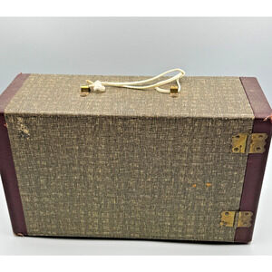 Vintage Index Card/Slide File Drawer Cabinet – 3-Drawer Storage Brass‎ Latch